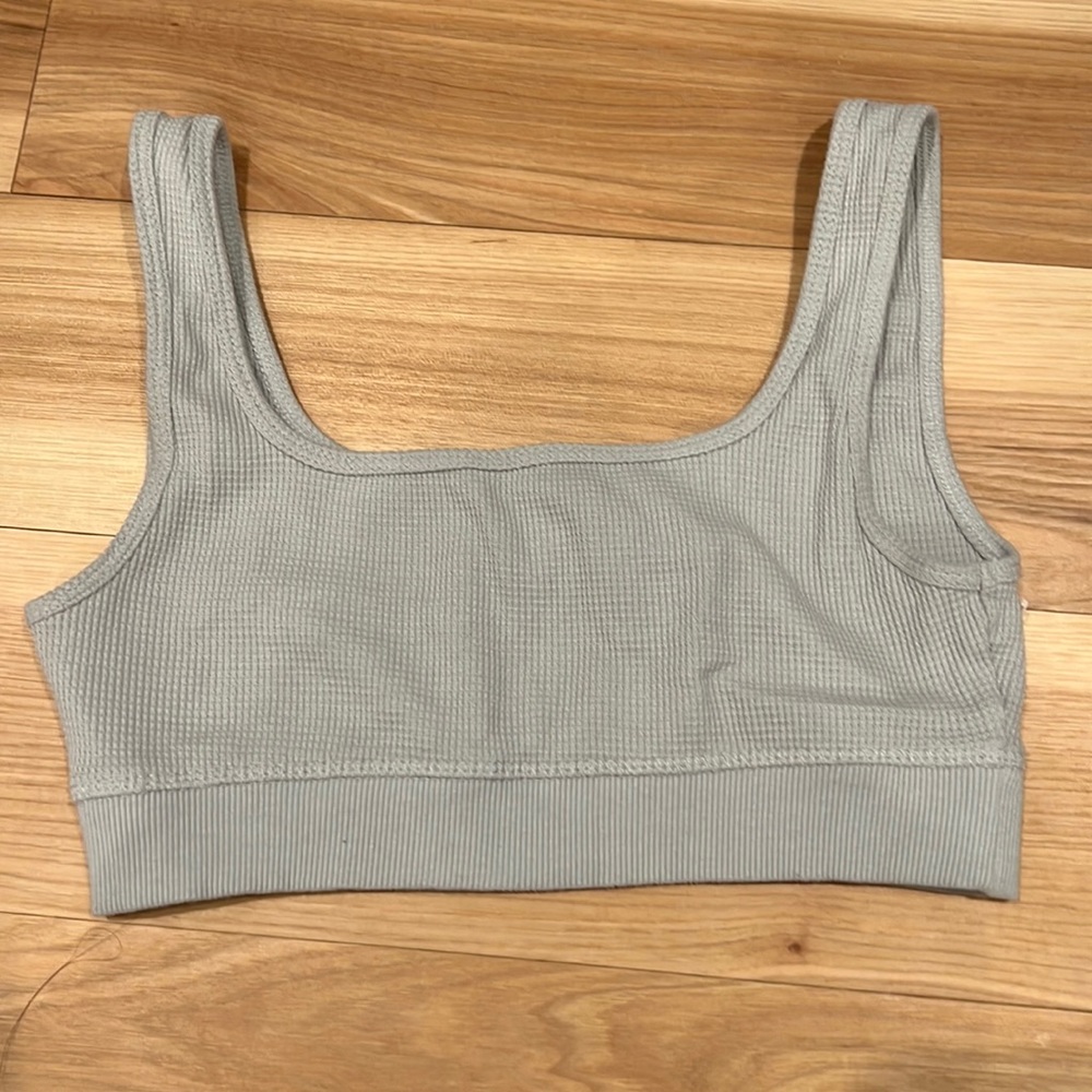 grey bralette/shirt  zara